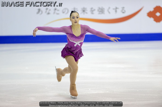2013-03-02 Milano - World Junior Figure Skating Championships 6072 Gabrielle Daleman CAN